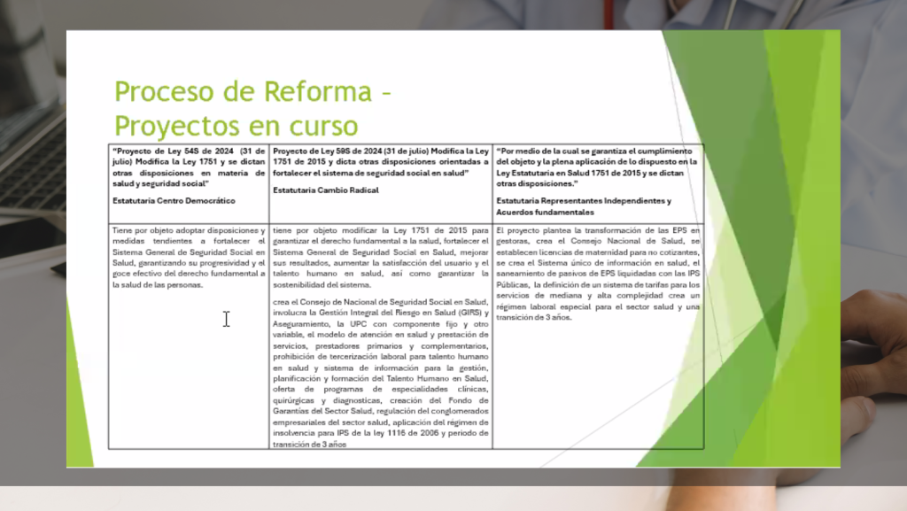 ¿Qué diferencia hay entre Ley Estatutaria y Ley Ordinaria en el Proceso de Reforma a la Salud?